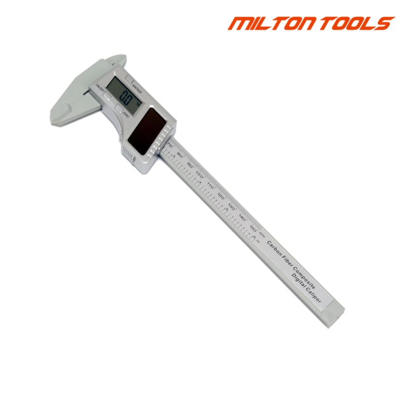 150MM/6" Solar Digital Caliper solar energy electronic vernier caliper 0-150mm solar plastic vernier caliper 8pcs/lot