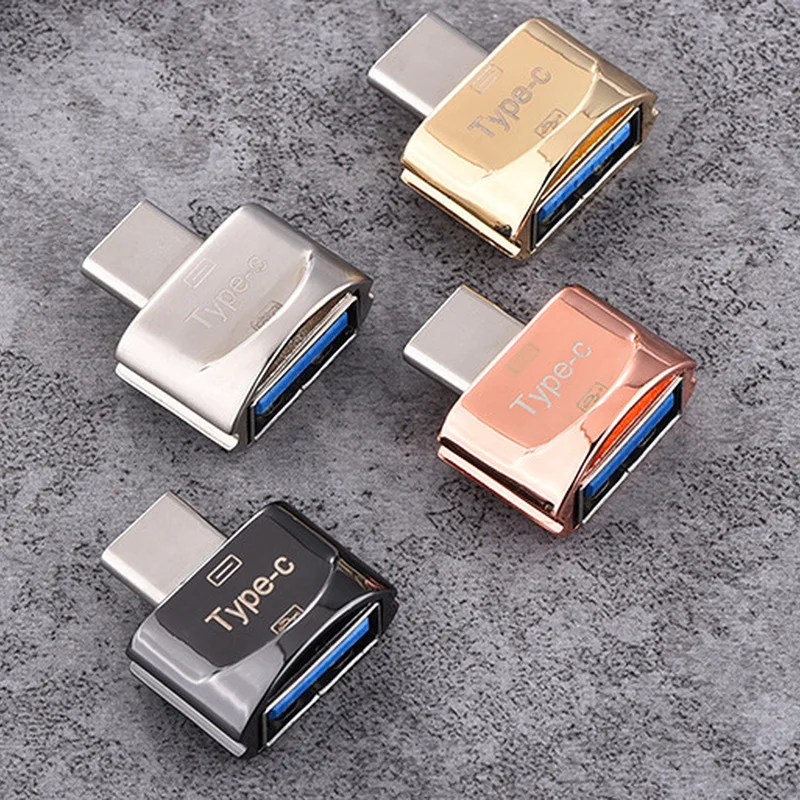 TYPE-C OTG U Disk Adapter Micro Android V8 To TYPE-C 3.1 Adapter for Card Reader, MP3, Keyboard, Digital Camera