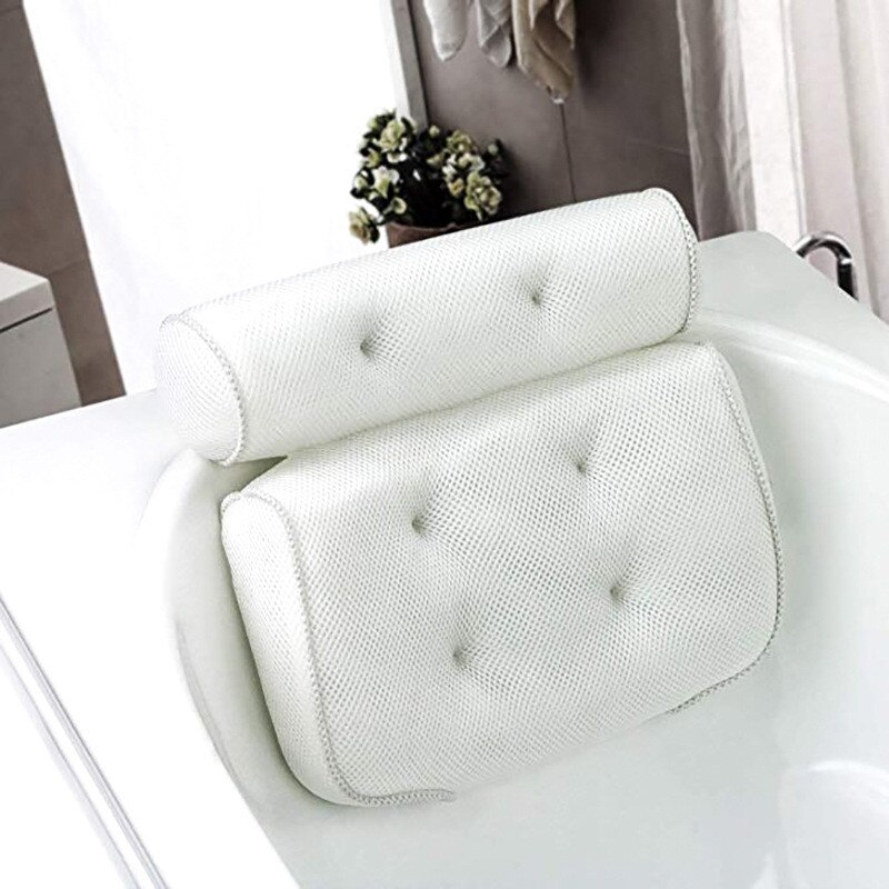 Nacke ryggstöd skum komfort badkar badkar mesh badrum kudde bad spa kudde kuddar bad produkt