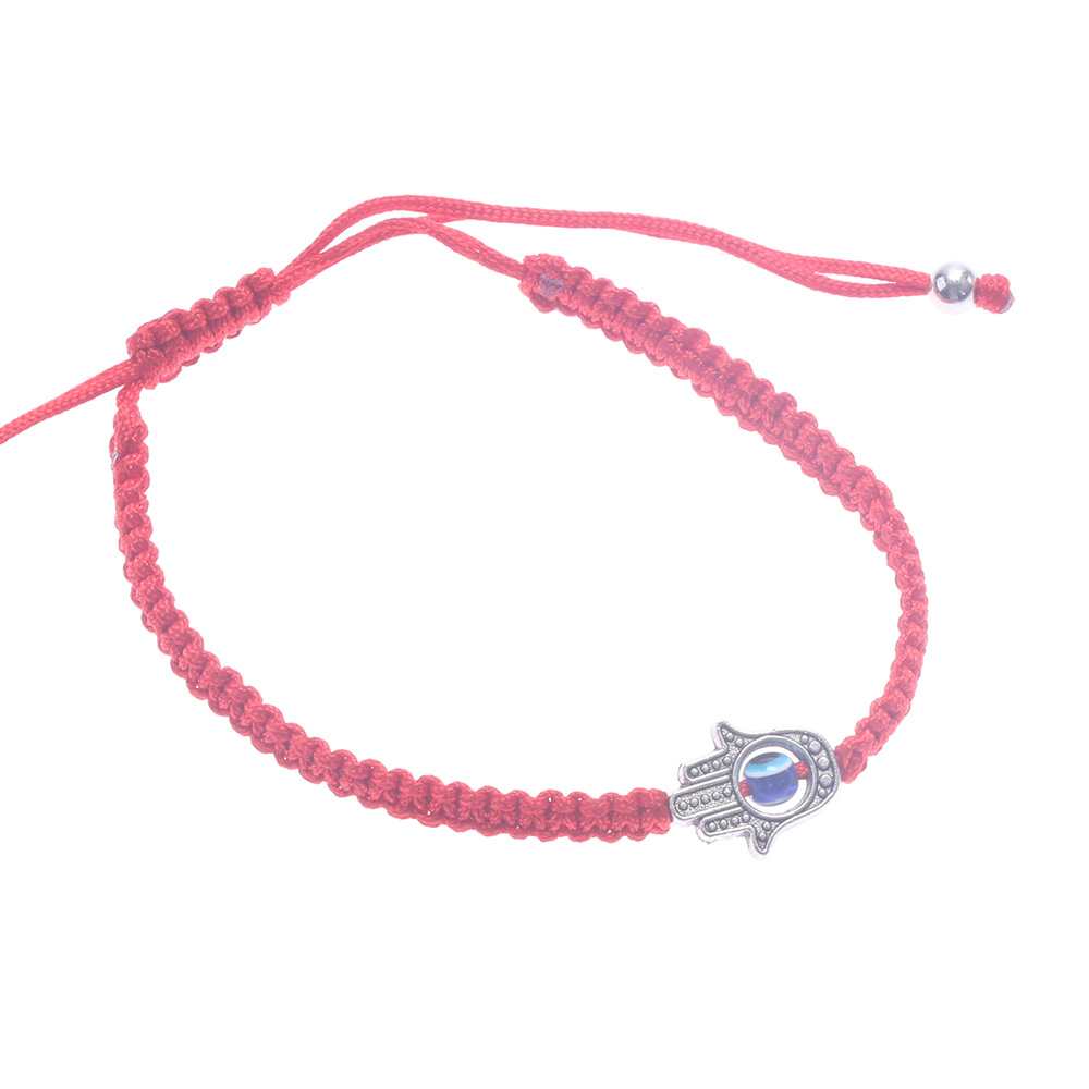 Geluk Kabbalah Red String Draad Hamsa Armbanden Blauw Turkse Evil Eye Charm Vrouwen Handgemaakte Vriendschap Sieraden: 1