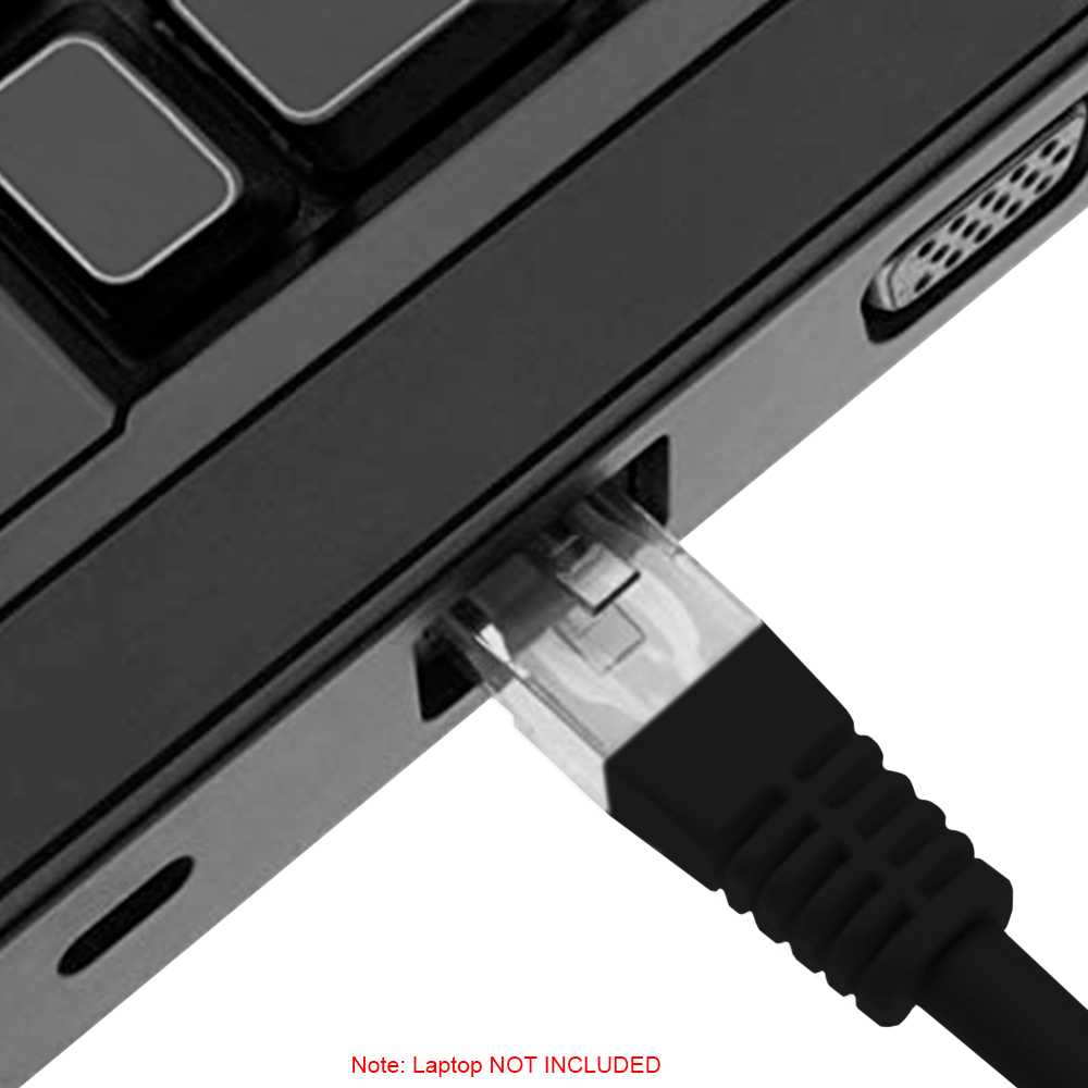 NANOCABLE RJ45 Ethernet Patch LAN Local Area Network Cable for PC Laptop Switch Router Black 10.20.0103-BK 3m Cat.5e
