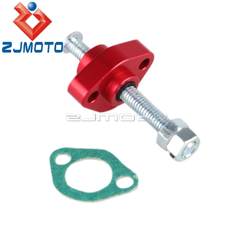 Motorfiets Aluminium Atv Racing Manual Cam Kettingspanner Voor Honda 2003-2005 Trx 650 Rincon 2006 trx 680 Rincon: Rood