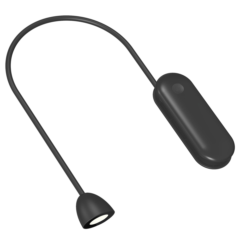 LED-Hals Lese lampe, Buch Licht im Bett, einstellbare Helligkeit Schreibtisch lampe, biegbare Arme für die Reparatur, Nacht laufen, Gehen: Kaltes Weiß