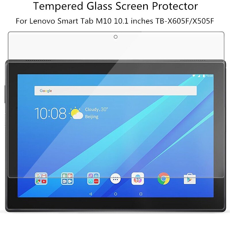 2pcs 9H Tempered Glass Screen Protector For Lenovo Tab M10 Plus 10.3 TB-X606 Tablet Protective Film For M10 10.1 TB-X605 2nd Gen