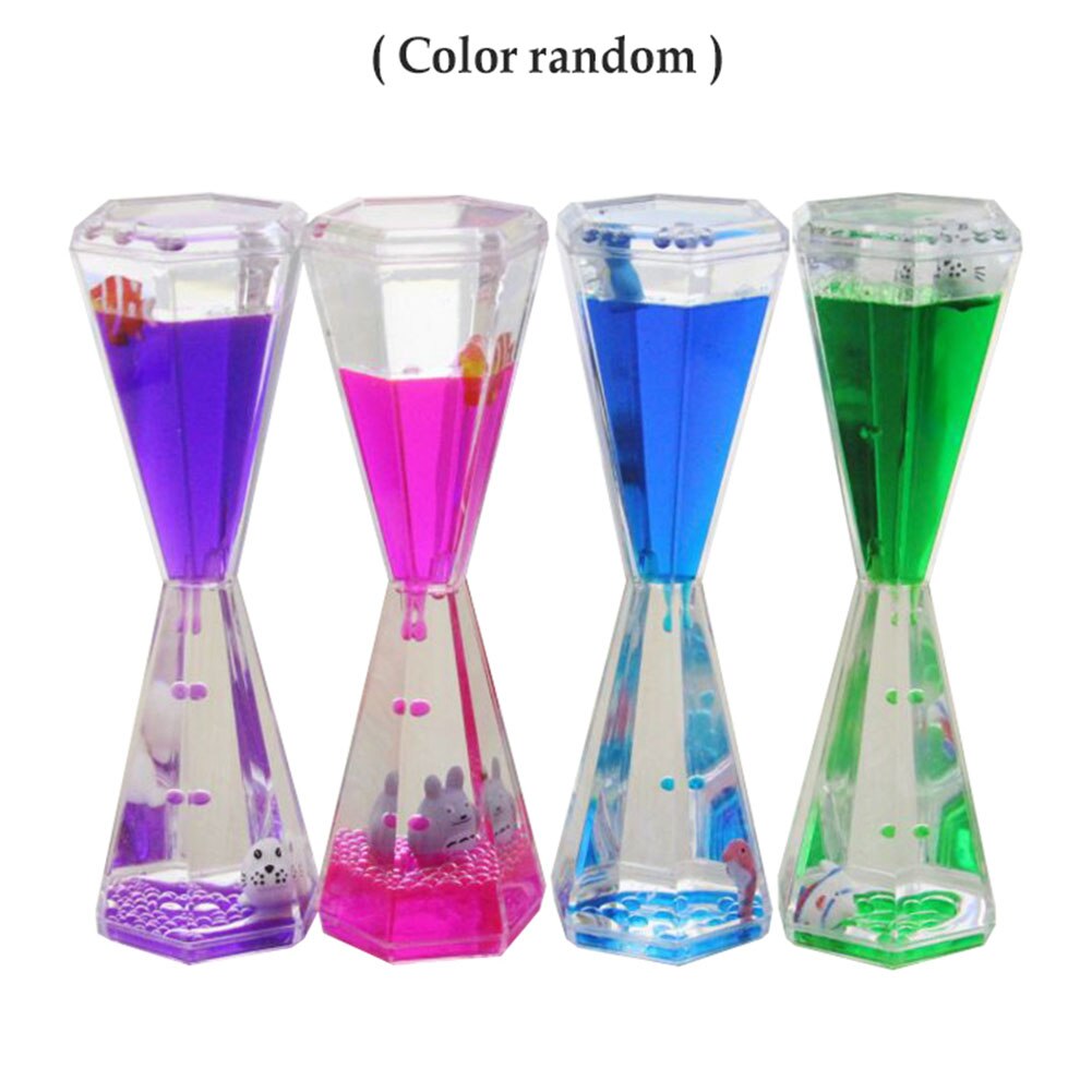 Modern Style Liquid Hourglass Fascinating Innovative Timer Toy Decoration Handmade Home Decoration For Home Office