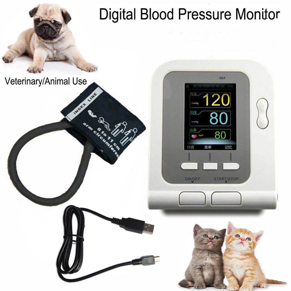 Digital Veterinary Blood Pressure Monitor NIBP Cuff,Dog/Cat/Pets