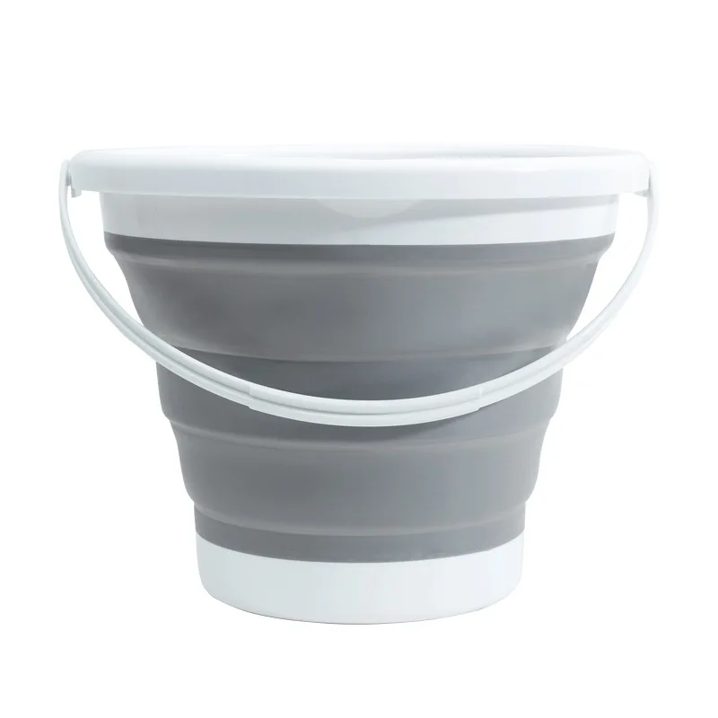 Portable Foldable Multi-Function Bucket Car Travel Fishing Pen Washing Basin Outdoor Use Collapsible Water Container Home Goods