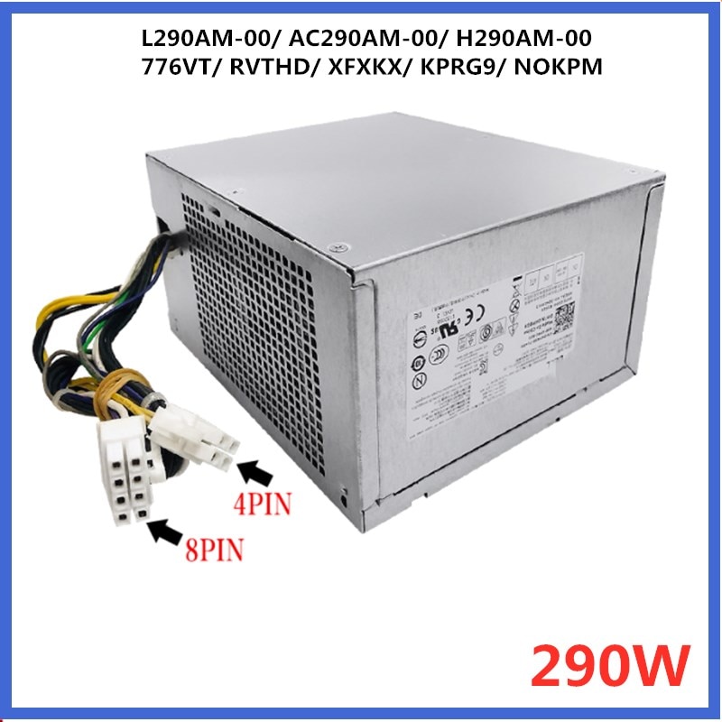 S-Union H290AM-00 Alimentatore 290W Per Dell Optiplex 3020/7020/9020, Precision T1700, PowerEdge T20 – MT Mini Tower – Sostituto RVTHD KPRG9 - 3