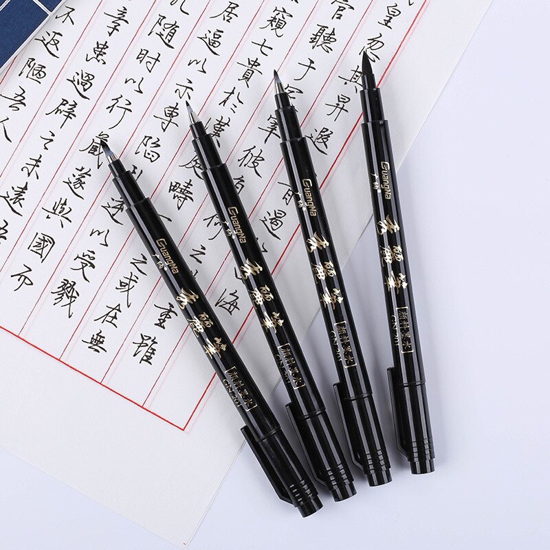 1pcs Multifunction Brush Pen Calligraphy Pen Markers Art Writing Office School Supplies Stationery Student