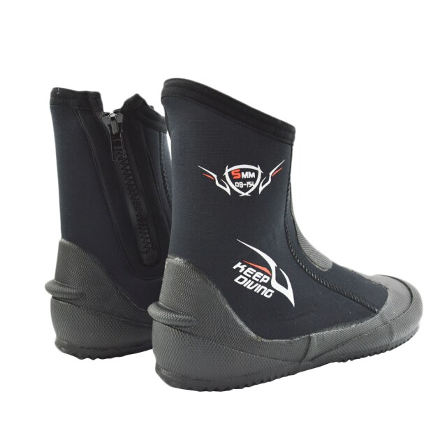 5Mm Neopreen Scuba Vulkaniseren Hoge Bovenste Duiken Laarzen Anti-Slip Volwassen Duiken Laarzen Warme Vinnen Onderwatervissers Schoenen: Xxxl