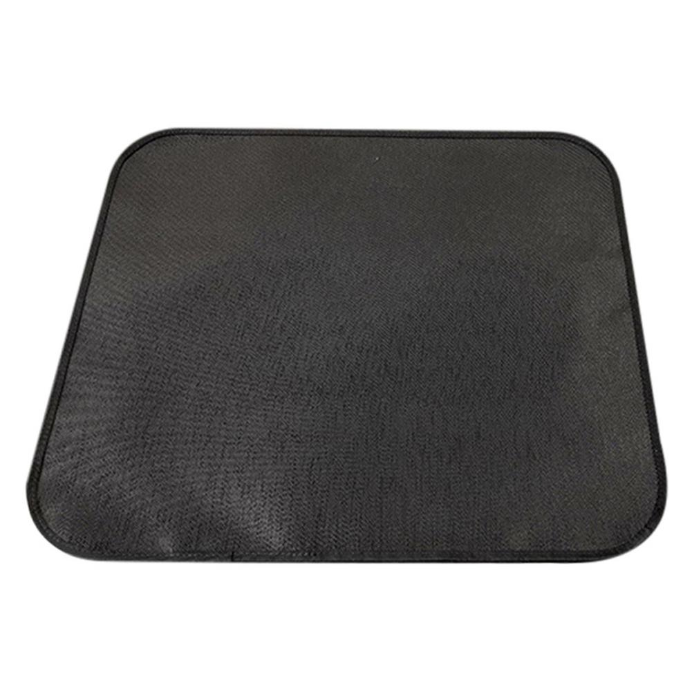 Fire Pit Carpet Durable Fireproof Fireplace Blanket Mat Square Flame Retardant Carpet Fire Pit Mat Outdoor BBQ Tool: 100x100cm