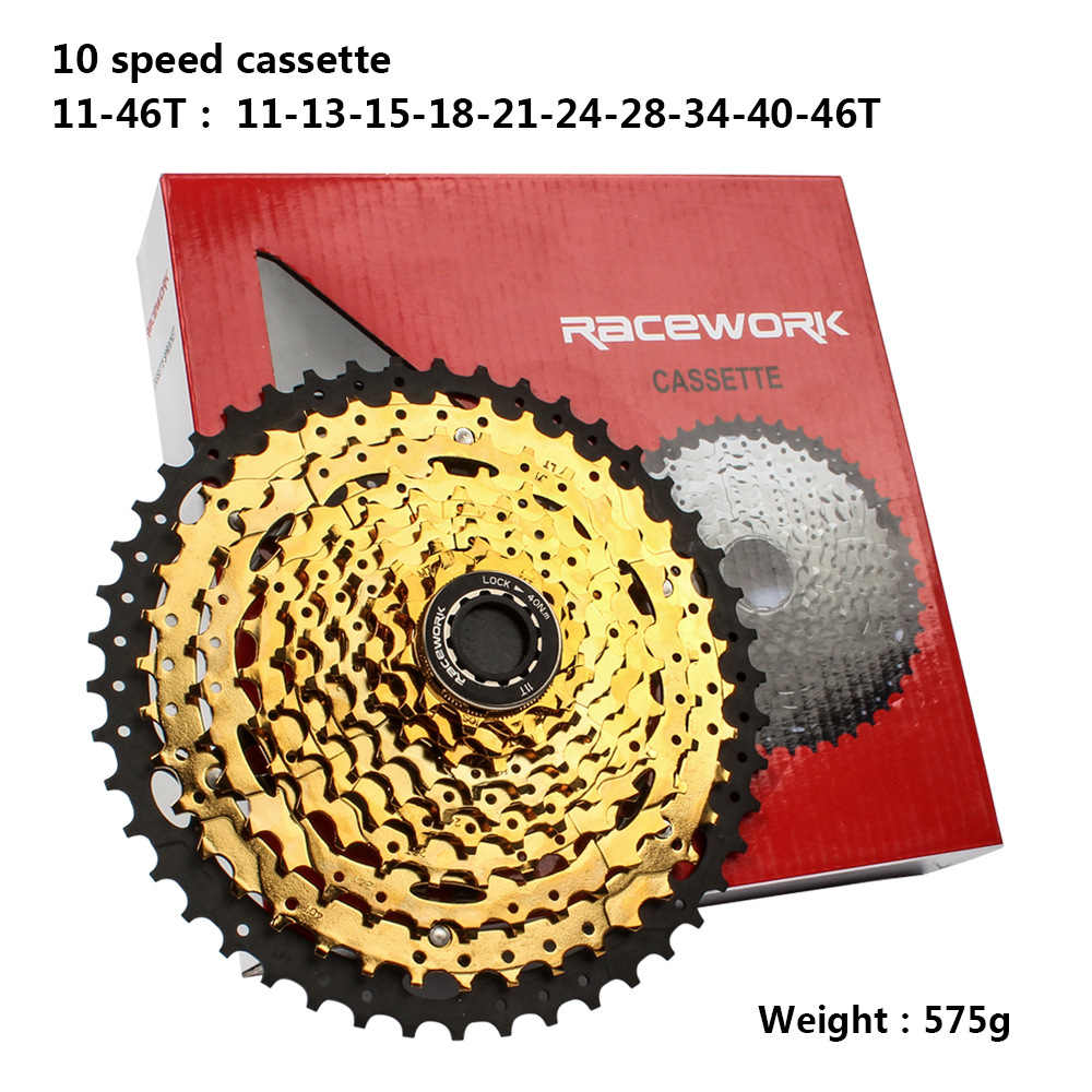 Mountainbike Box-montiert Freilauf 10 11 12 Geschwindigkeit 42 46 50 52T Großen Zahn Freilauf: 10 Speed 46T Golden