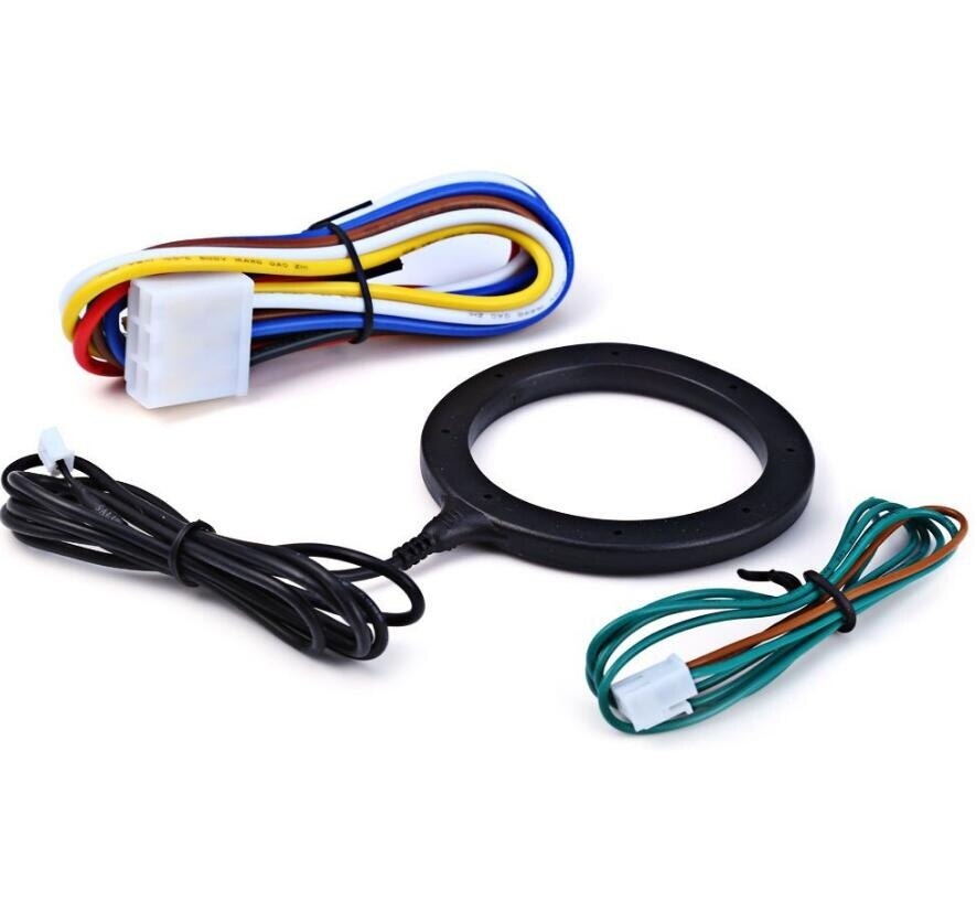 Car Alarm Engine Push Button Start Stop Button RFID Lock Ignition Switch Keyless Entry System Starter Anti-theft System