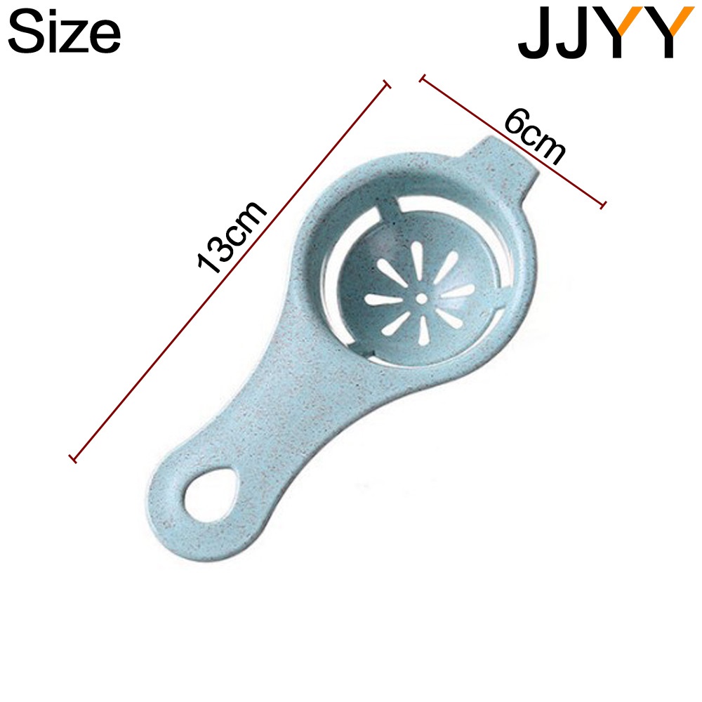 JJYY cocina huevo blanco DIY separador titular tamiz divertido divisor Stonego herramienta de cocina accesorios para hornear