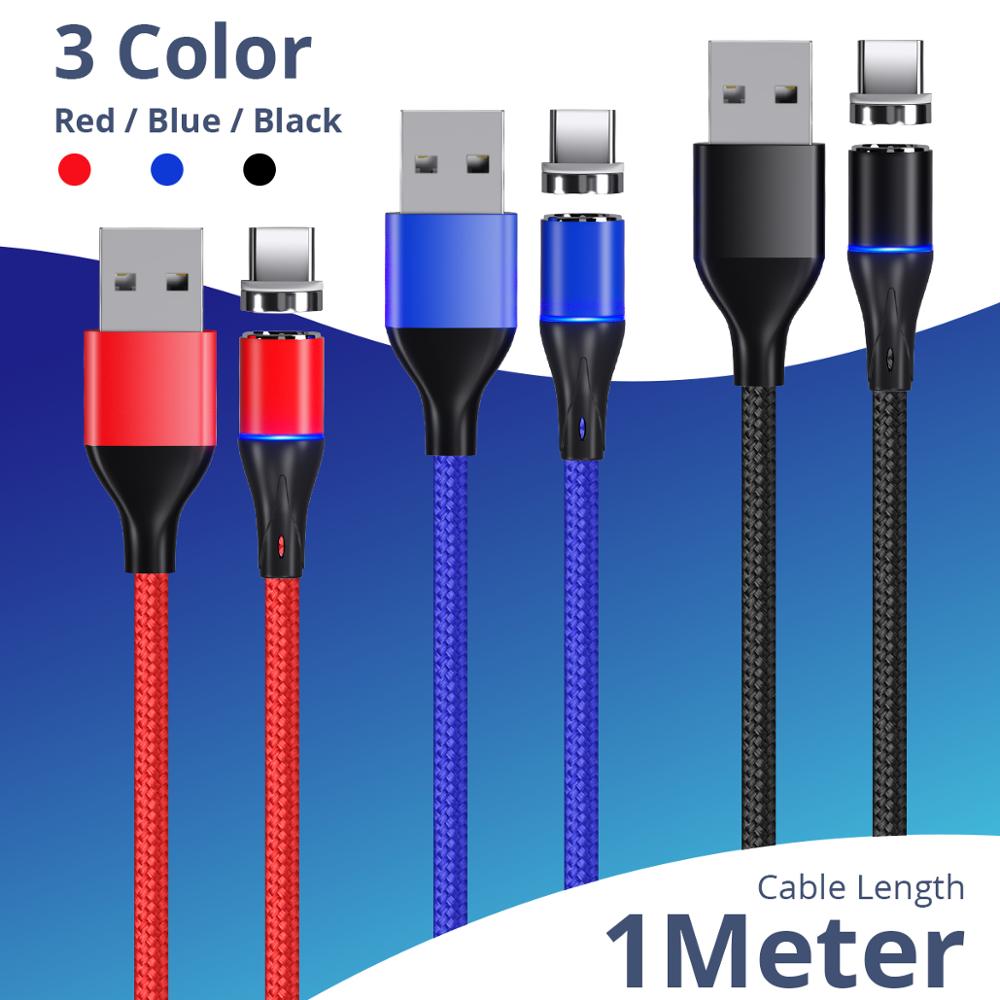 ANMONE Magnetische Kabel Mikro USB Kabel 3A Schnell Ladegerät Schnell Ladung Magnet Draht Android Ladekabel für Telefon Tablette