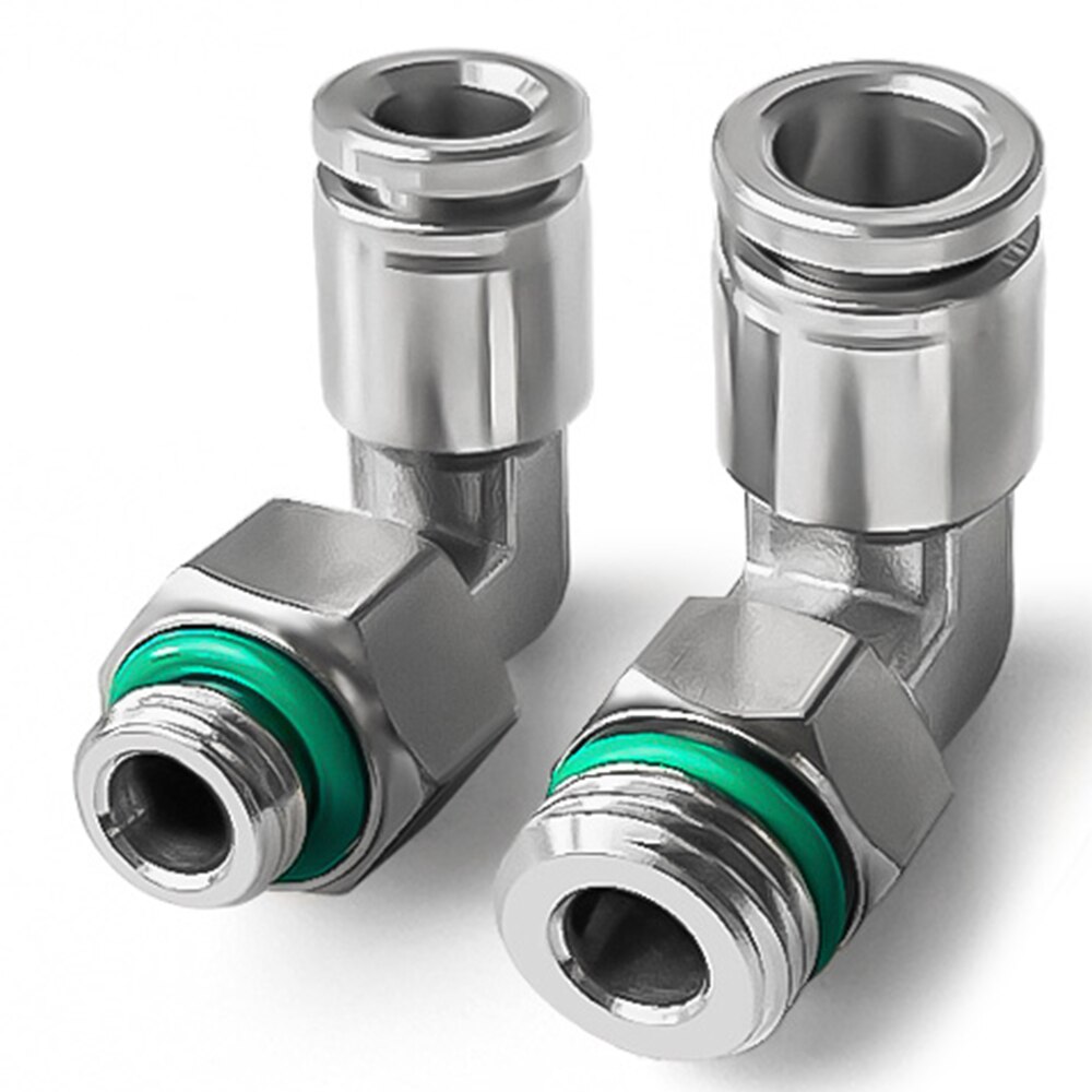 304 stainless steel G thread PL-G pneumatic coupling hose quick coupling male thread 1/8" 1/4" 3/8" 1/2" metal rotatable