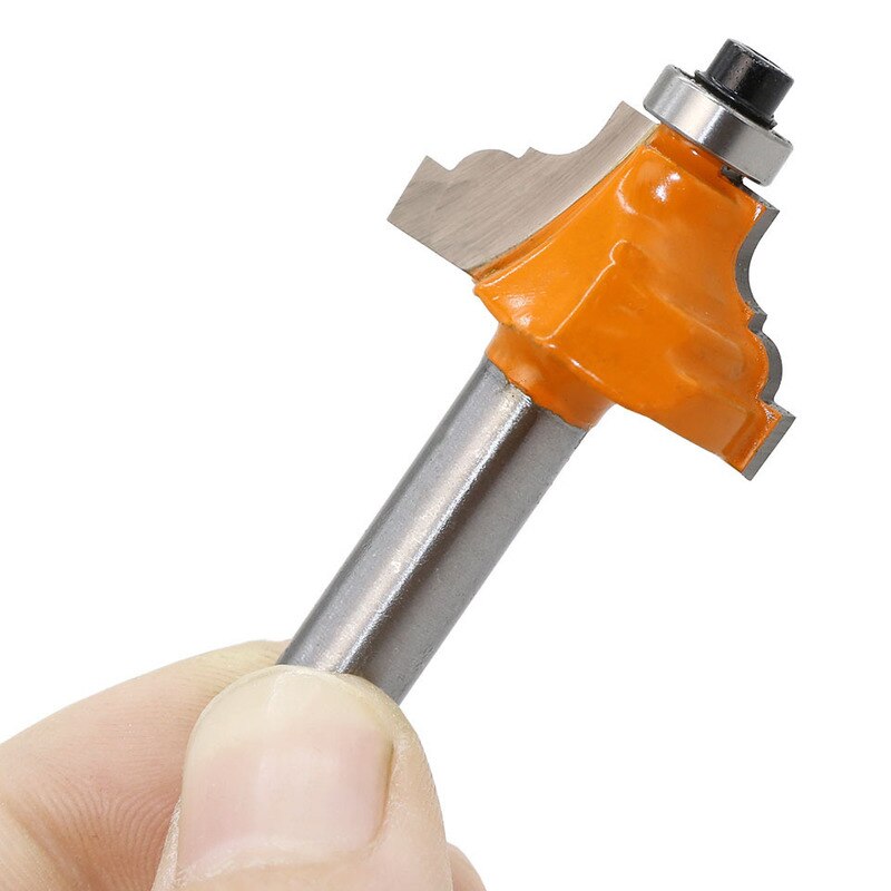 1Pcs 8mm Shank Chamfering Wood Router Bit With Bearing Line Tools Woodworking Tools Trimming Milling Cutter