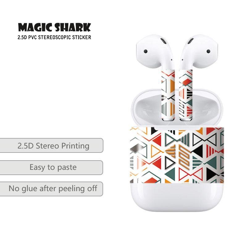 Magic Shark Personalize And Dramatically Change The Look Of Your For Apple Airpods Skin Sticker Easy To Install Stalk Skin Over