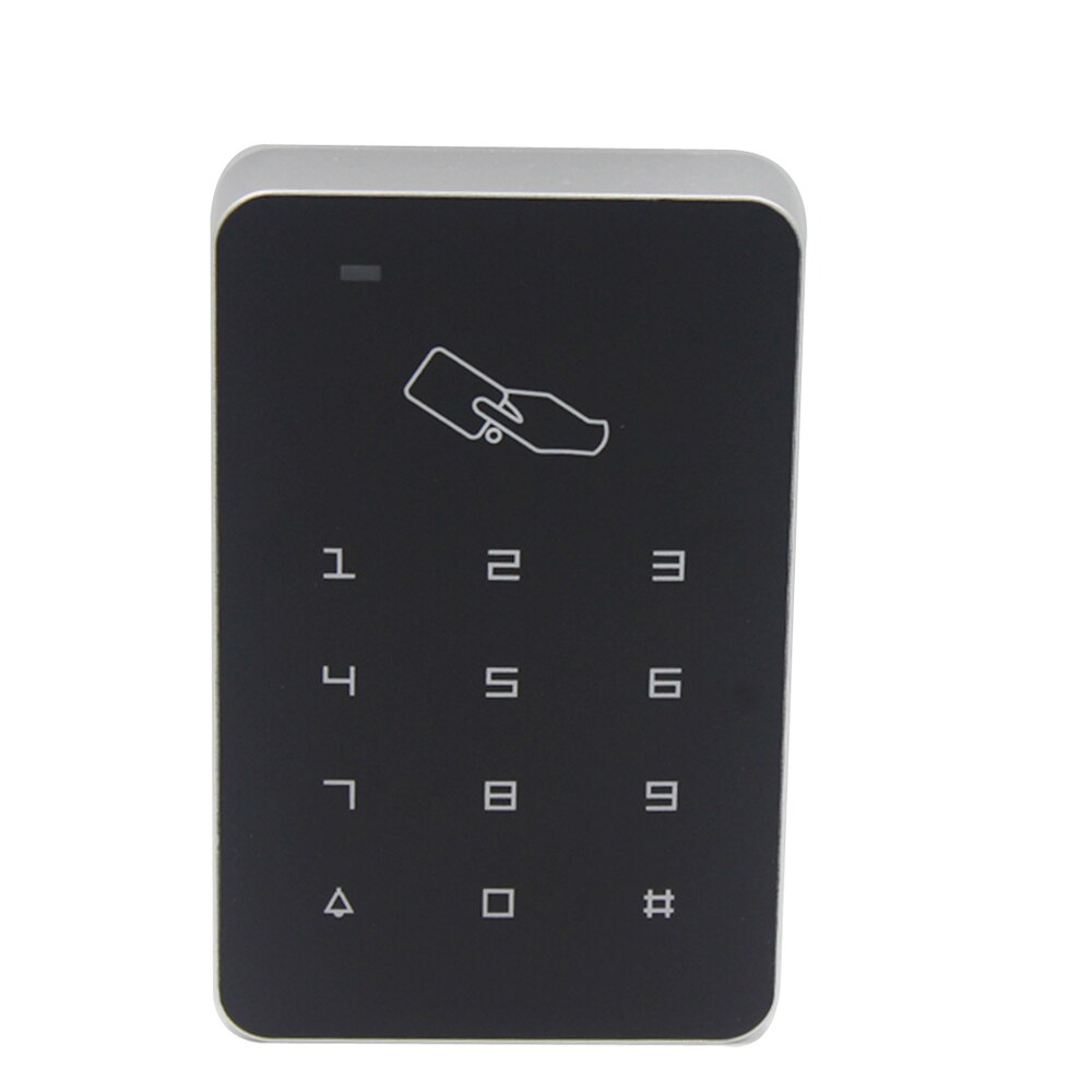 125 khz rfid adgangskontrol tastaturlæser adgangssystem digital rfid tastatur dør elektrisk låseåbner rfid kortlæser 1000 brugere: Ac
