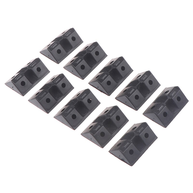 10Pcs Plastic Thickened Corner Furniture, Right Angle 90 Degree Angle, Plywood Tray Cabinet Fittings Corner Code: 2