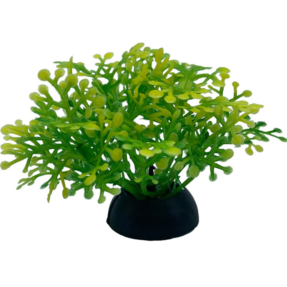 1pc simulering konstgjorda växter akvarium dekor vatten ogräs prydnad växt akvarium akvarium gräs 2.5 x 5cm dekoration #2: 7