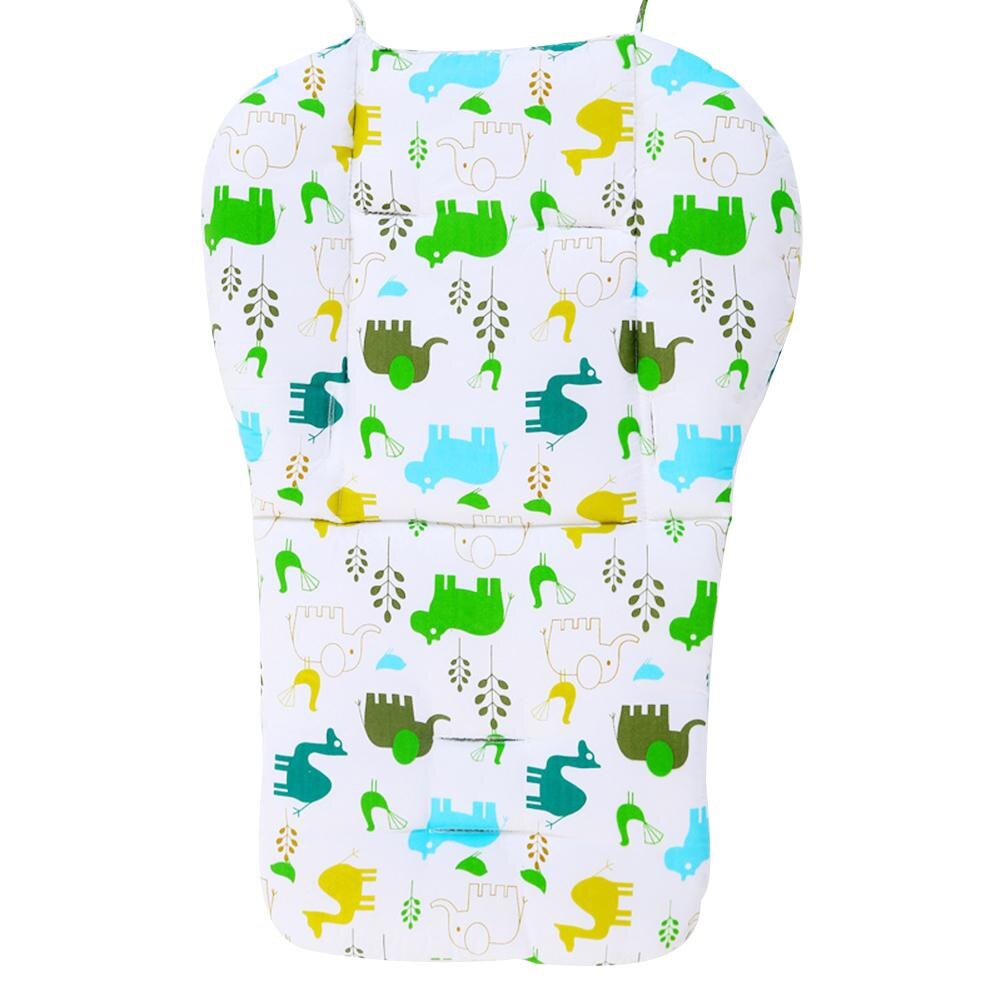 Barnevognpute barnestol barnebilsete pute barnevogn madrass baby paraply barnevogn pute varm bomullspute: Grønn