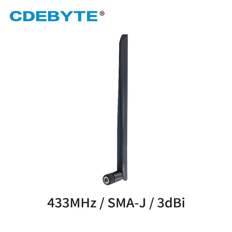 4pc/lot 433MHz SMA-J Flexible Rubber Wifi Antenna TX433-JKD-20 High Gain 3.0dBi Omnidirectional 4g antenna