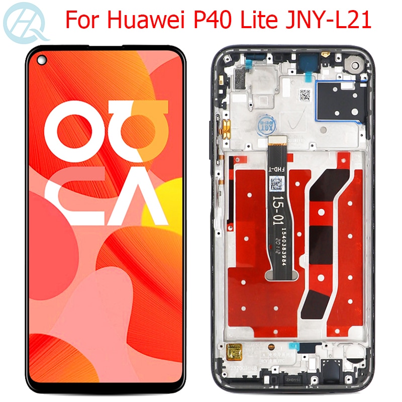 Originele Nova 6 Se Lcd Voor Huawei P40 Lite Display Met Frame 6.4 "P40 Lite JNY-L21 JNY-TL10 Lcd Display touch Screen Montage