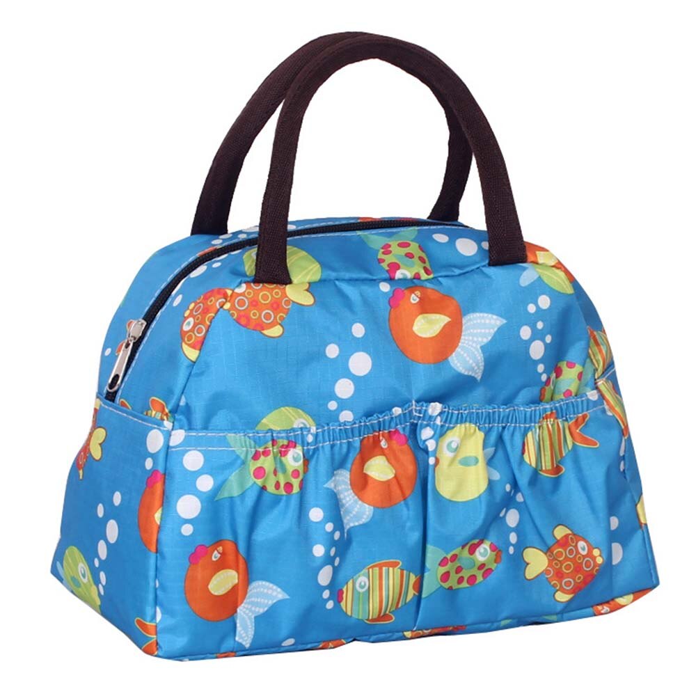 Handbag Small Bag Waterproof Printed Lunch Bag Bag Hand Carry Female Bag Storage Bag 31506: 16