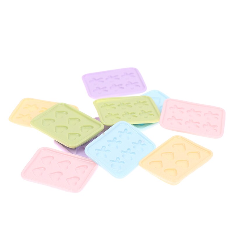 2Pcs 1/12 Miniatuur Dollhouse Bakplaat Pretend Play Keuken Koken Speelgoed Set Pop Bestek