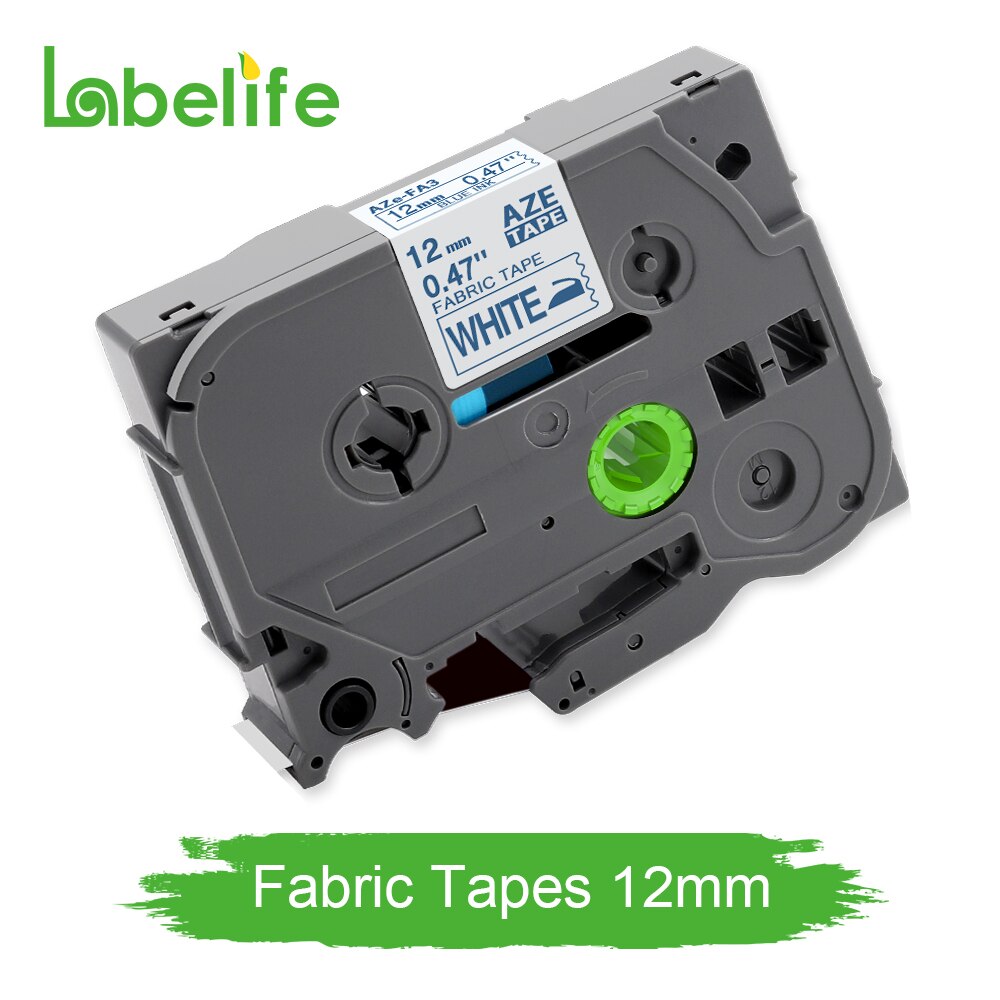 1Pc Stof Ijzer-On Label TZe-FA3 Tze-FA231 Compatibel Voor Brother 12Mm * 3M Label Tape TZ-FA3 voor Brother P-Touch Printer PT-E100B