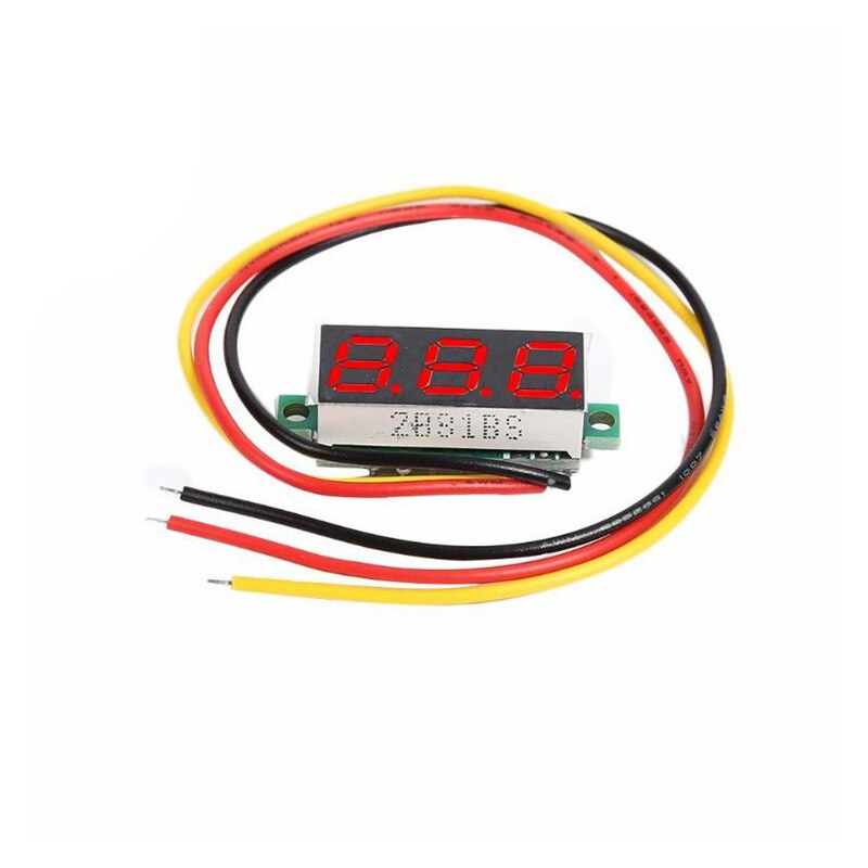 Usb-oplader voltmeter amperemeter smart elektronik digital usb mobil strømopladningsstrøm spændingstester meter mini #1: Rød