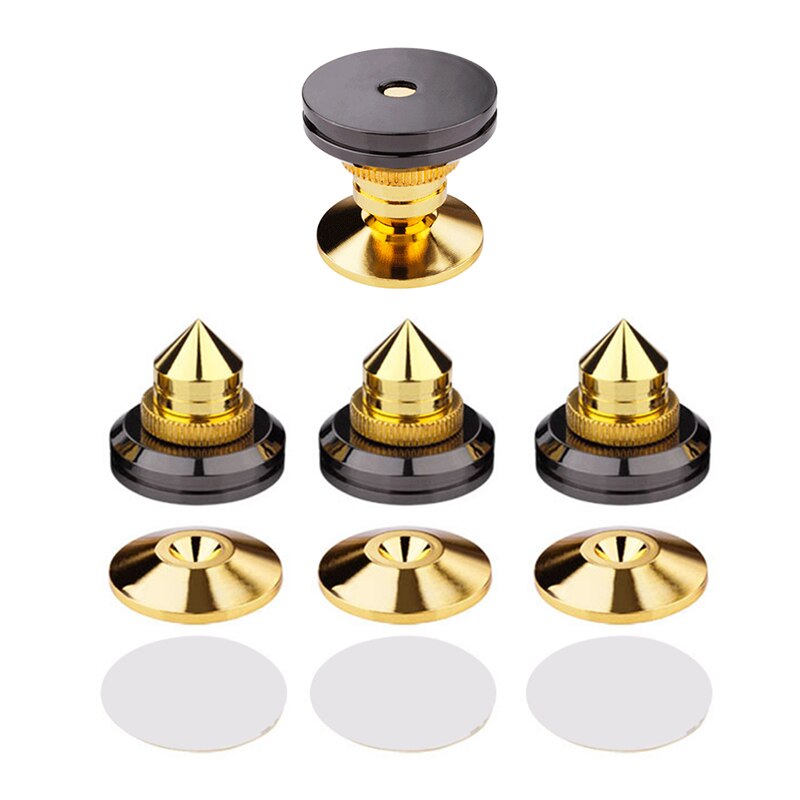 Speaker Beugel Voet Pad Zinklegering Metalen Spike Kegel Vloer Voet Nail Speaker Beugel Voet Pad Vloer Voet Nail