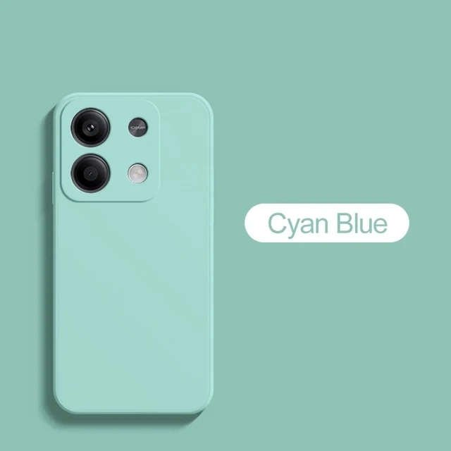 Custodia redmi note 13 pro 4g in silicone liquido morbido tpu quadrato per xiaomi redmi note 13, note 13 pro plus, note 13 pro 4g.: Addominali / Rosa viola