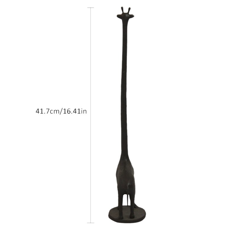 Paper Towel Holder Free Standing Toilet Paper Holder Cast Iron Giraffe Paper Holder Versatile Decorative Bathroom Toilet Paper