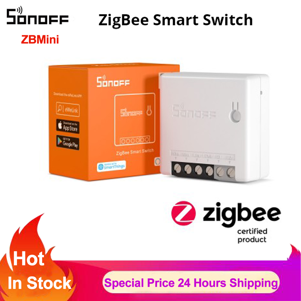 Sonoff zigbee 3.0 usb dongle pluss universal zigbee gateway usb stick zigbee hub via zha eller zigbee 2 mqtt ewelink support zbmini: Sonoff zbmini