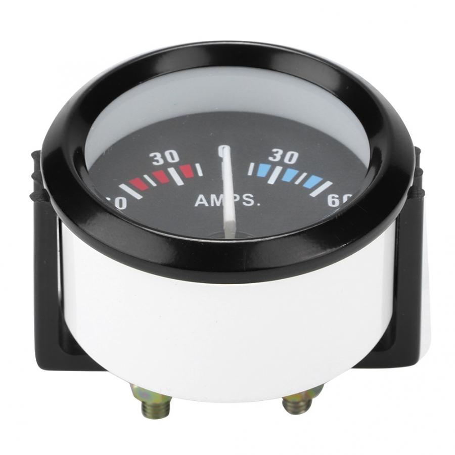 12V 60-0-60 Ampere Ampere Meter Amperemeter Universal- Messgerät 52m/2in Universal- für Fahrzeug analog Amperemeter Auto Zubehör Volt Meter