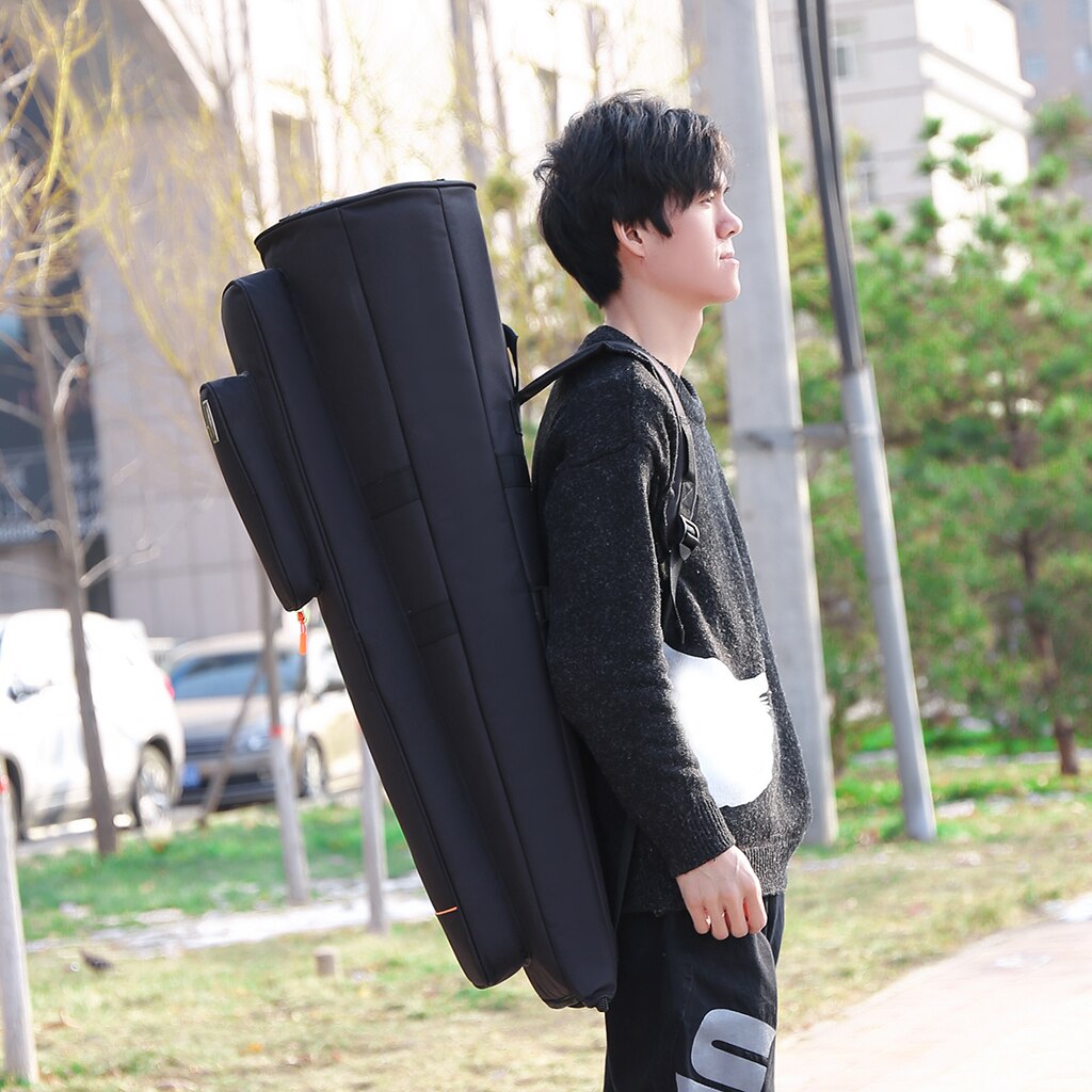 Lichtgewicht Tenor Trombone Gig Bag Muziekinstrument Case Dual Waterdichte 96Cm