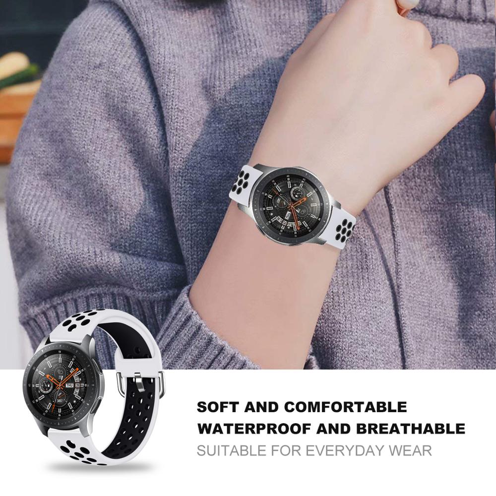 20/22mm pehmeää silikonista urheiluranneke xiaomi amazfit bip gts gtr -ranneke huami amazfit pace stratos gtr 42 47mm -ranneke