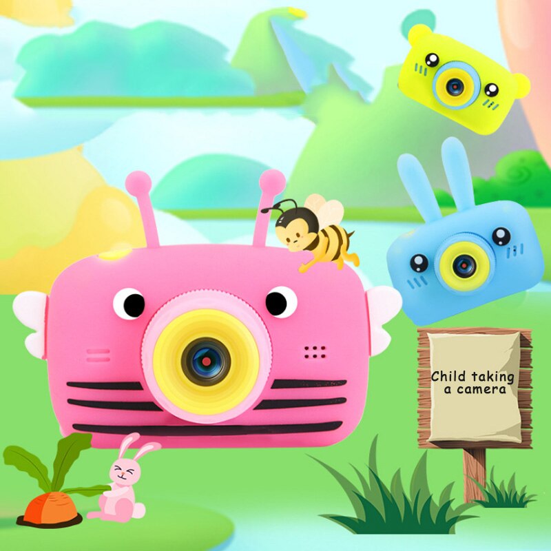 PULUZ X9P Kids Digital Camera - Mini Cartoon 1080P HD Portable Camera for Children