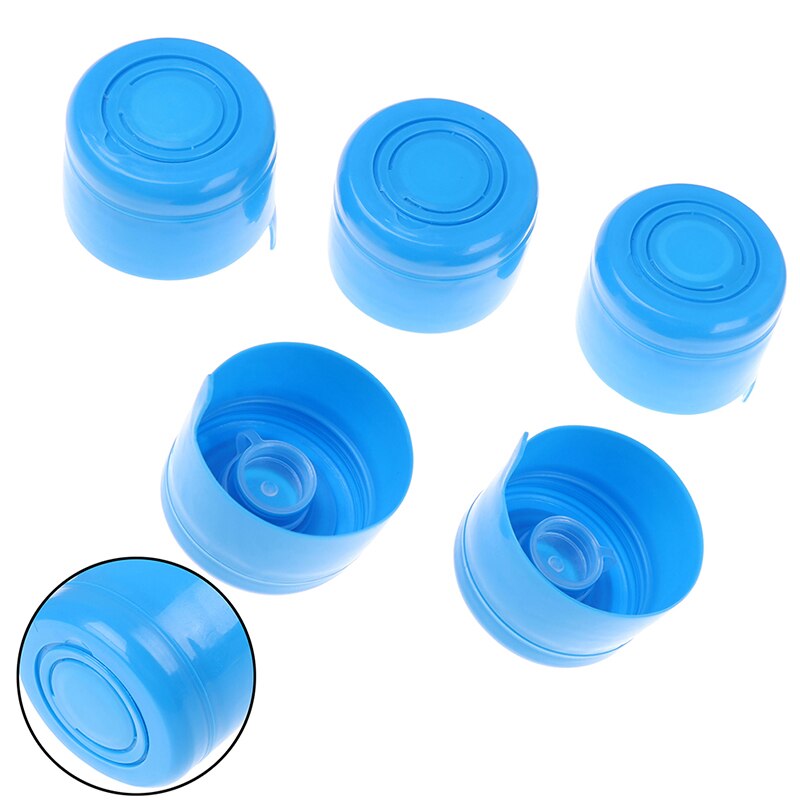 5Pcs/lot 50mm Water Bottle Snap On Lids Non Spill Reusable Replacemet Water Bottle Caps Anti Splash Peel Off Tops