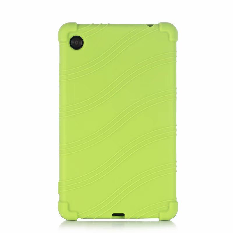 Silikondeksel for lenovo tab  m7 myk silikonveske tb -7305f ss -7305i ss -7305n ss -7305x støtsikker skallhud: Grønn