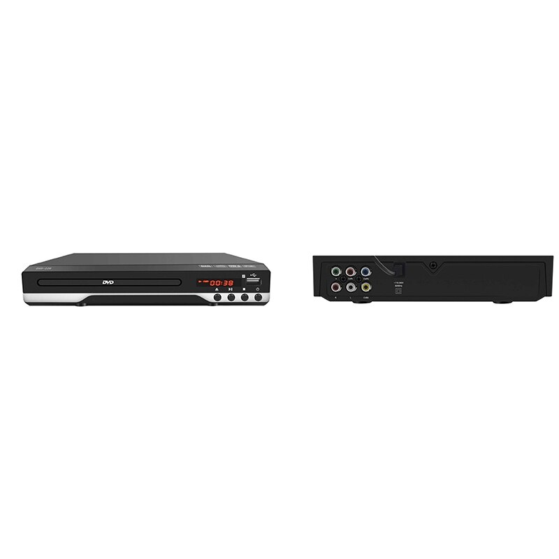 DVD Player for TV Home Multi Region DVD/SVCD/CD Player Built-in PAL/ NTSC USB Input with Remote Control