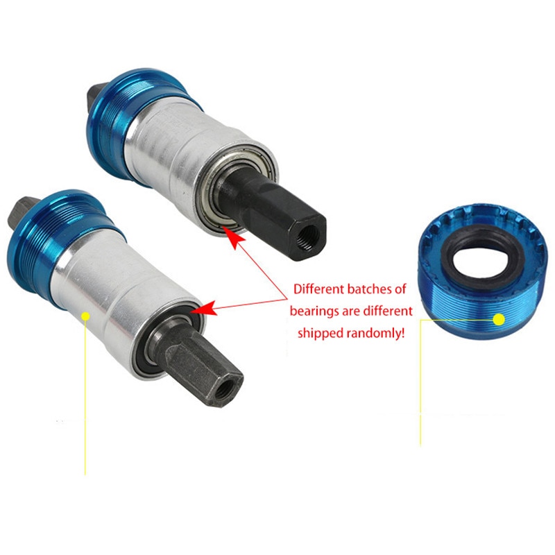 Fiets Trapas Fietsen Draad Mtb Fixed Gear Mountainbike Onderdelen Centrale Lager Duurzaam Fiets Accessoires Met Schroeven