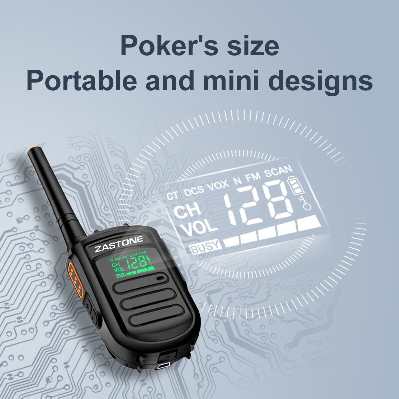 Zastone Mini9 Walkie Talkie Mini UHF 400-470MHz Handheld Zwei Weg Radio Schinken Radio Kommunikator walkie Talkie Transceiver