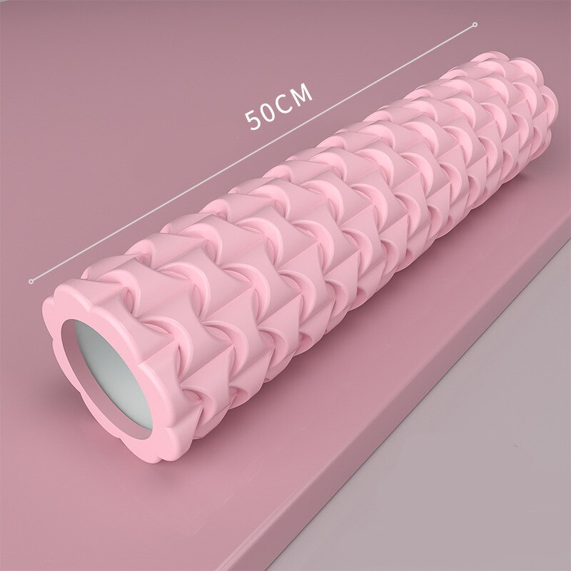 Rullo di schiuma di forma fisica della palestra della colonna di Yoga Pilates esercizio di Yoga rullo di massaggio muscolare posteriore rullo di Yoga morbido rullo muscolare trasporto di goccia: GRAY