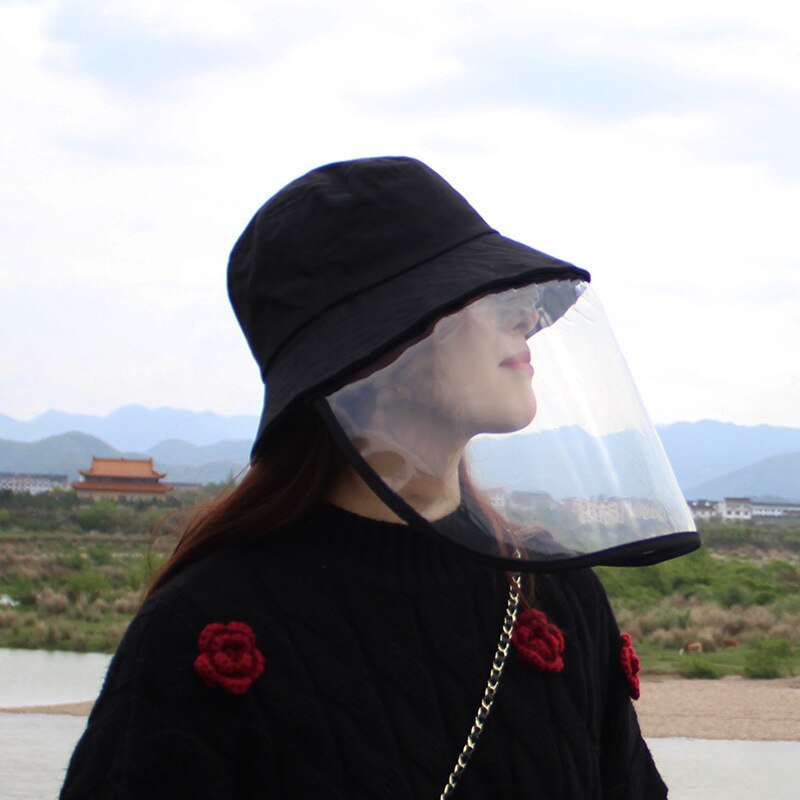 outdoor Transparent Full Face Cover Safety Protective Film Tool Anti-oil Anti-fog Kitchen Outside Use