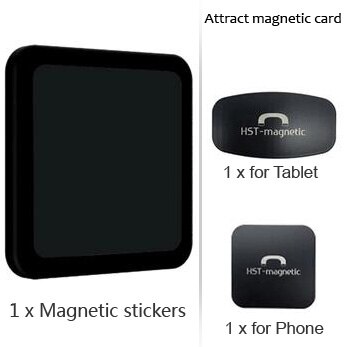 Wall Mount Tablet Magnetic Stand Magnet Adsorption Principle Convenience to pick-and-place Support All Tablets for iPad Pro Air: black B