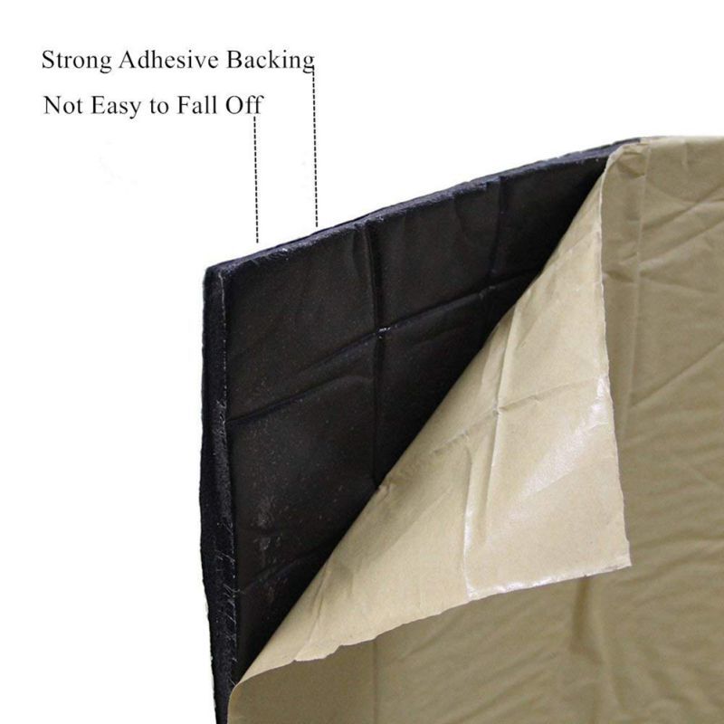 50x100cm Car Truck Firewall Heat Sound Deadener Insulation Mat Noise Insulation Wool Car Heat Sound Thermal Proofing Pad