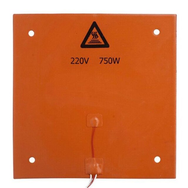110/220V Silicone Heater Pad 750/1400W 3Dprinter Heated Car Fuel Tank Heating Mat Warming Products Electric Blankets: 220V 750W